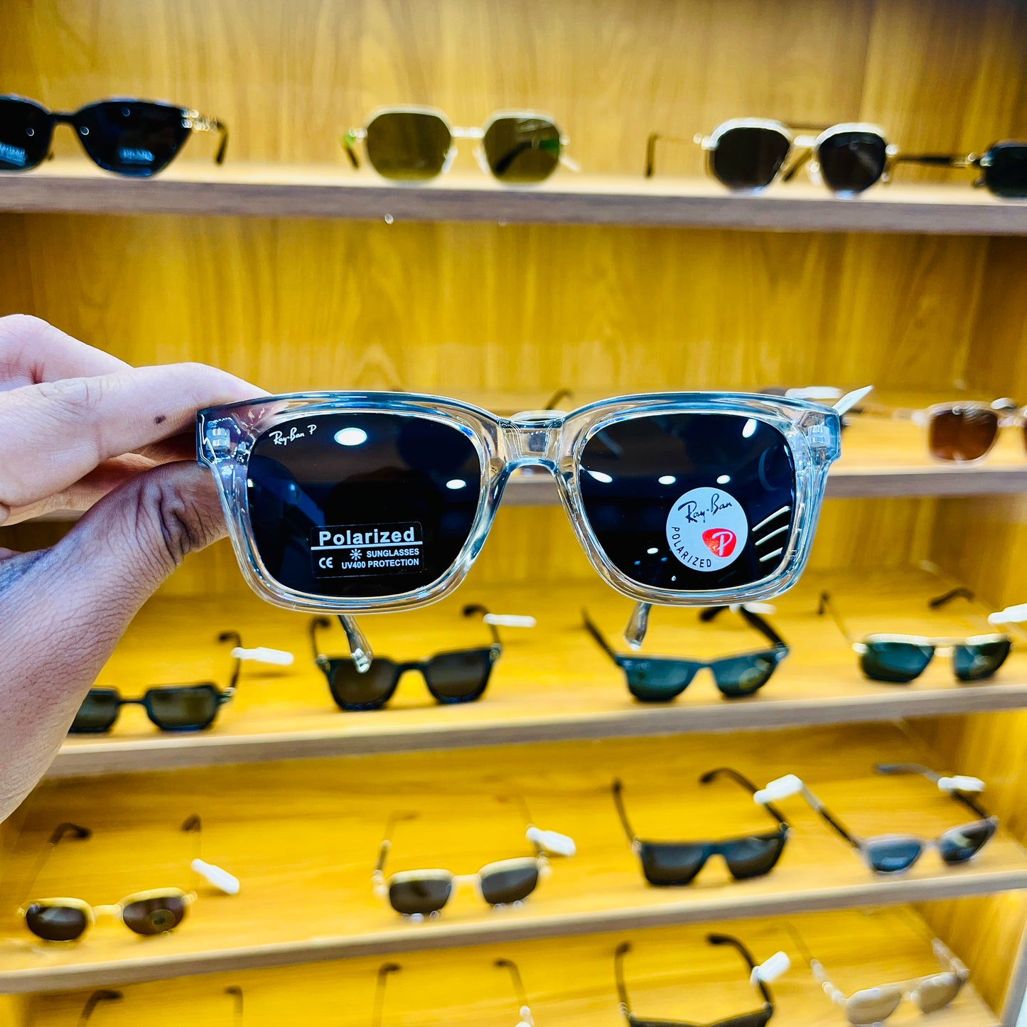 RB Trans Frame Square Premium Edition Sunglasses