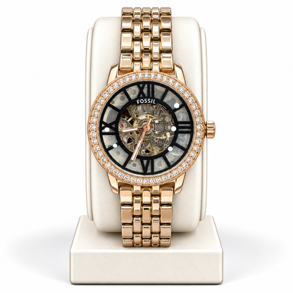 Fossil Vale BQ3728 Automatic Skeleton Watch