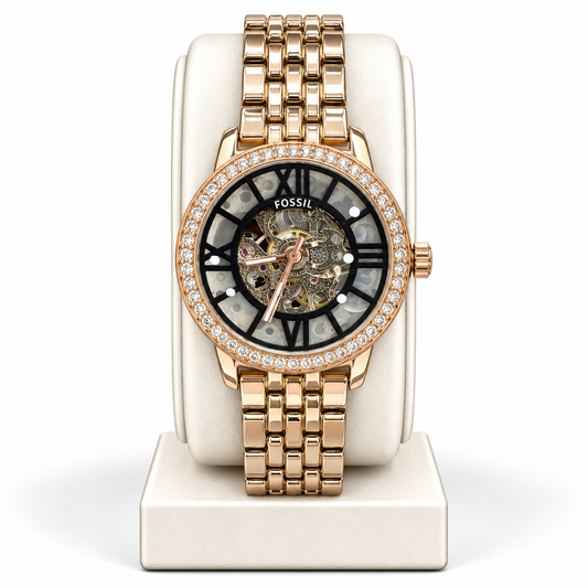 Fossil Vale BQ3728 Automatic Skeleton Watch