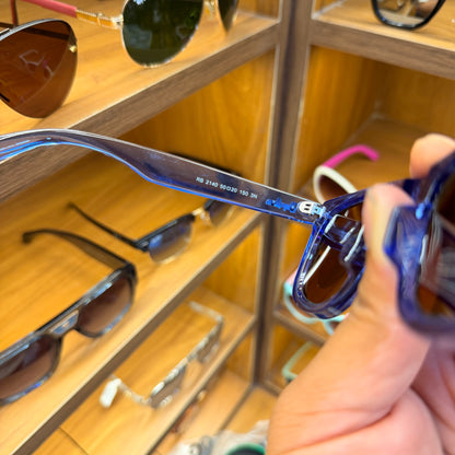 Ray Ban Trans Blue Brown Lens Wayfarer Polarised Classic Premium Sunglasses For Men’s & Women’s