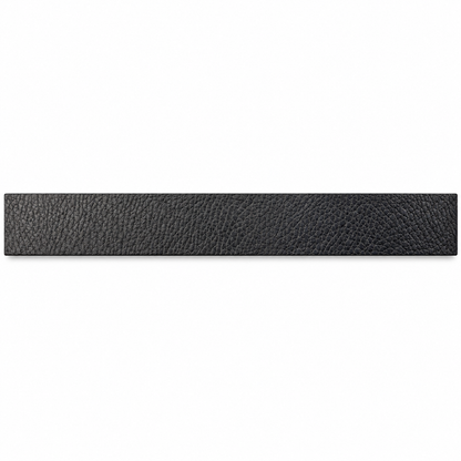 TOMMY HILFIGER Premium Black Leather TH Buckle Belt
