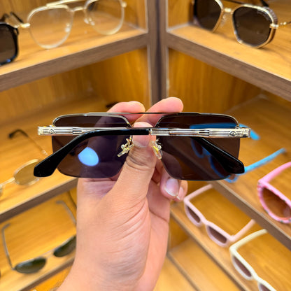 Maybach 1286 Frameless Rectangle Premium Sunglasses