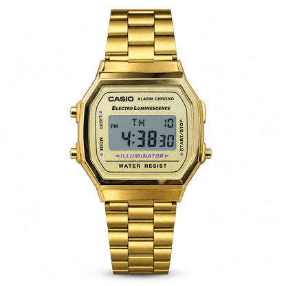 CASIO Vintage A168WG-9 Gold-Tone Digital Watch