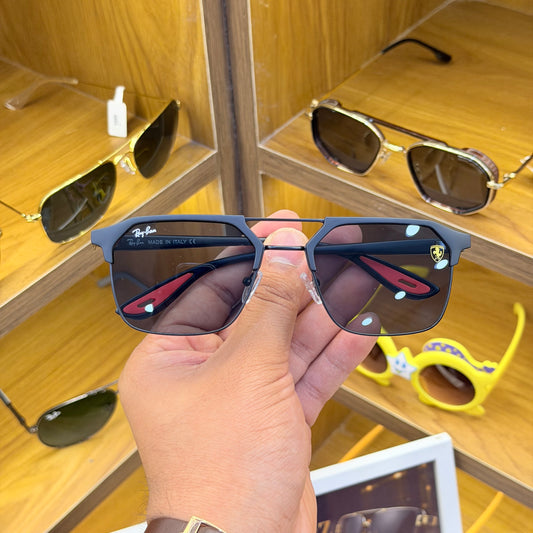 Ray-Ban Ferrari Black Colour UV Protected Vijay Thalapathy Favourite Subglasses