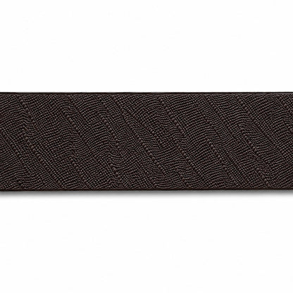 EW Point Classic Textured Brown Leather Belt