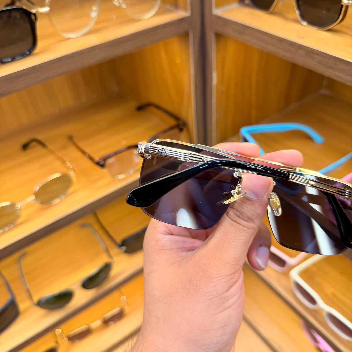 Maybach 1286 Frameless Rectangle Premium Sunglasses
