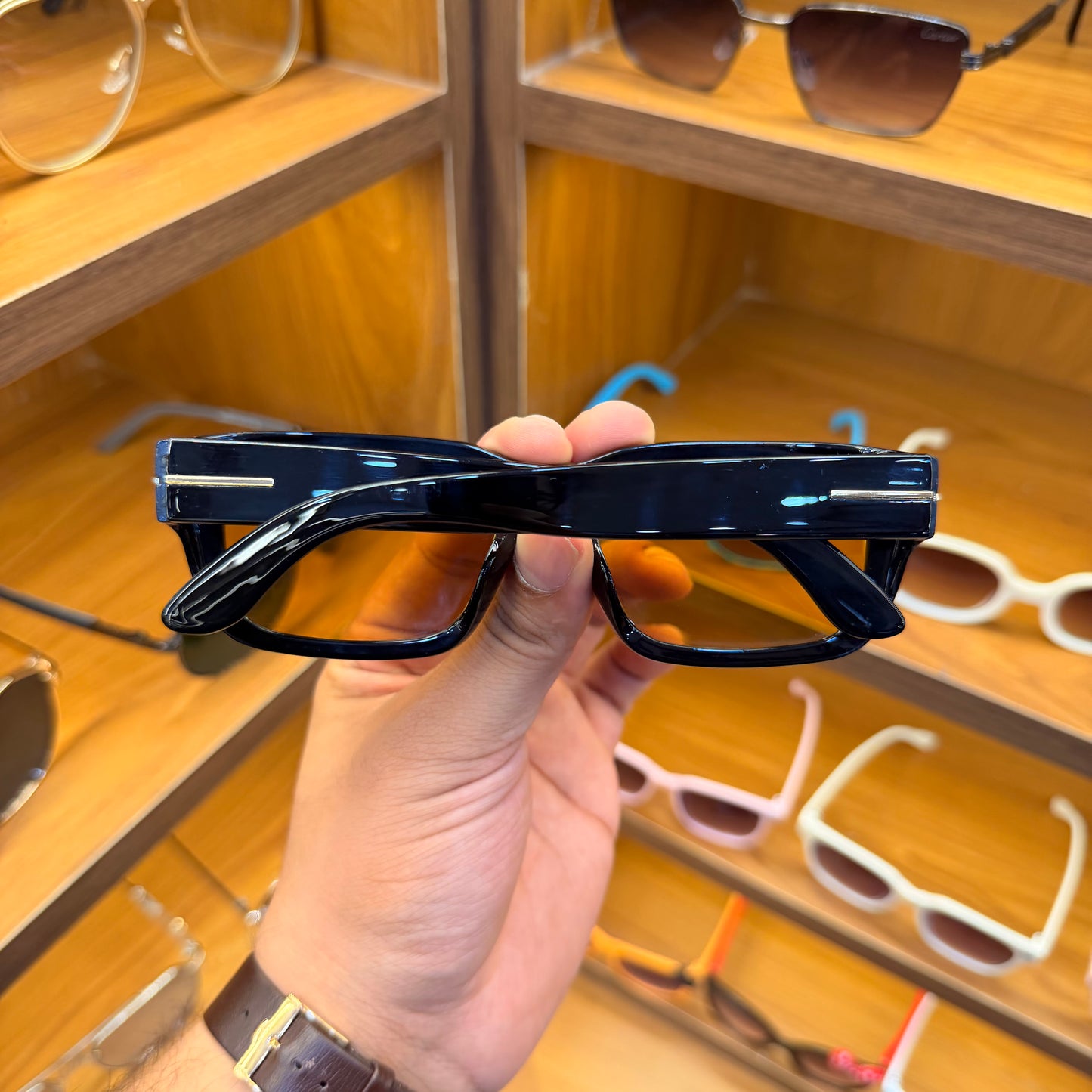 Tom ford rectangle yellow-black Premium Sunglasses