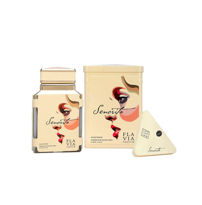 Flavia senorita Eau De Parfum 100ml | Perfume for Men & Women | Fragrance for Long Lasting Freshness | Everyday Use | Best for Gifting Purpose