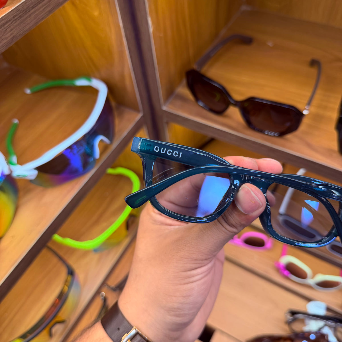 Gucci Green Stylish Premium Sunglasses