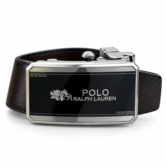 Polo Ralph Lauren Reversible Belt – Black & Brown | Silver-Tone Automatic Buckle