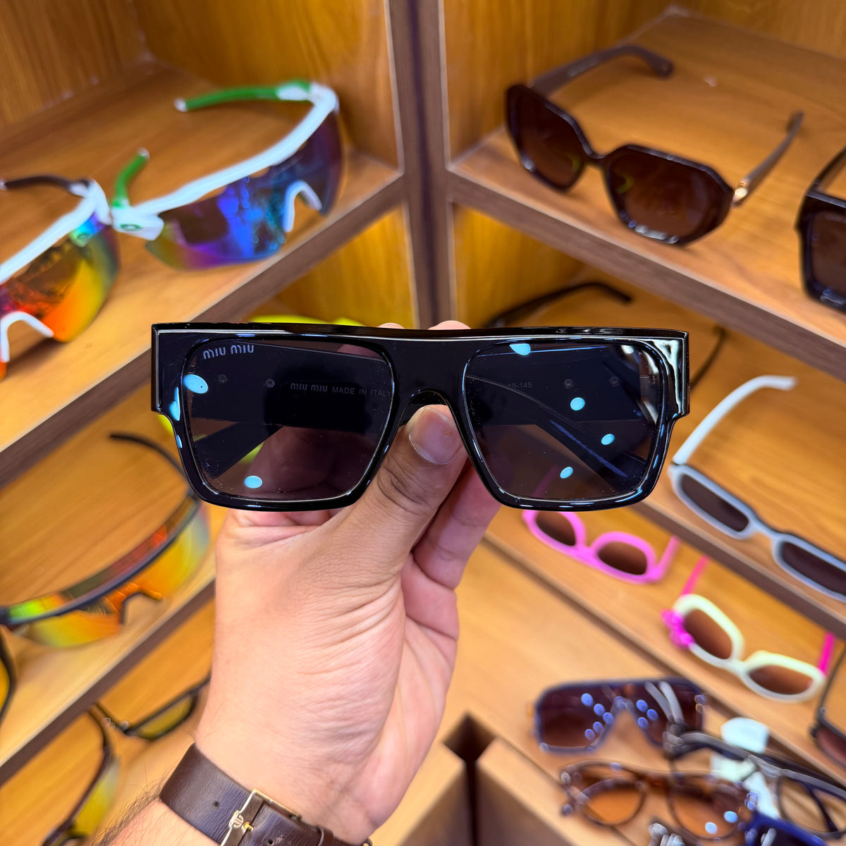 Miu Miu Oversize Black Colour Premium Fashion Sunglass