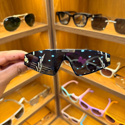 Versace 8051 Gold-Black Colour Designer Premium Sunglasses