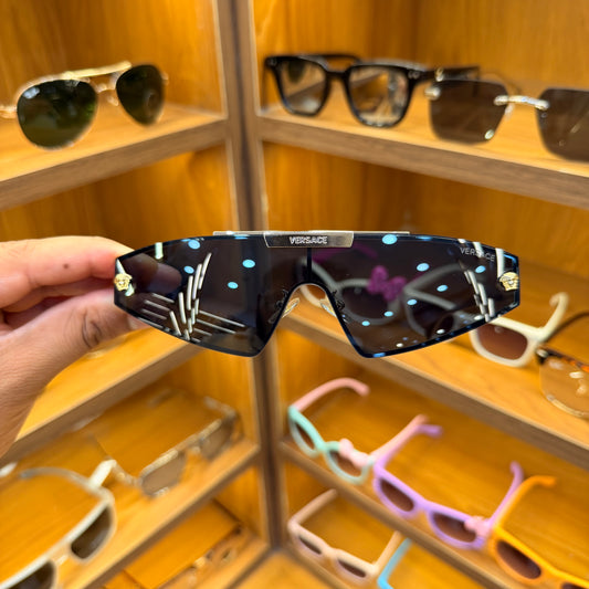 Versace 8051 Gold-Black Colour Designer Premium Sunglasses