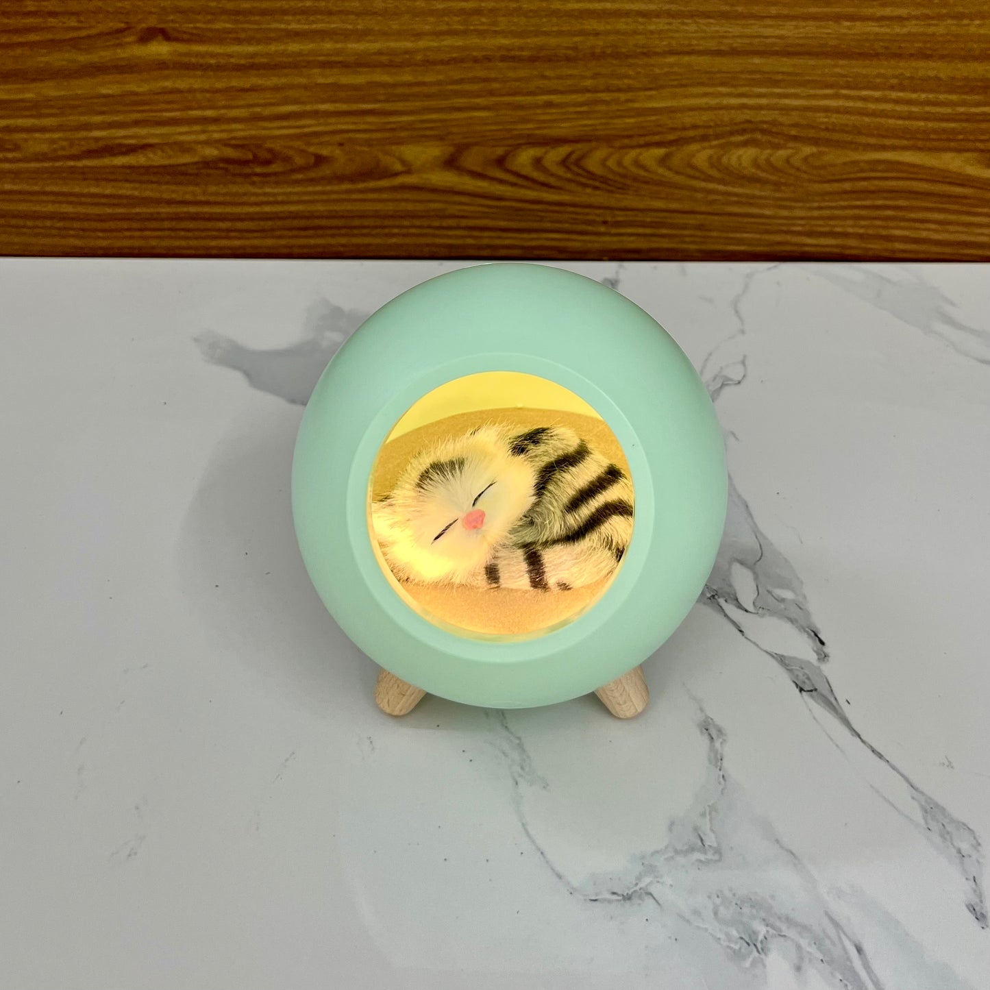 Cat House Night Light, USA Charging, Touch Adjustable, 1.2W, Rechargeable, Soft Warm Light, Ideal Fir Bedroom, Best For Gifting