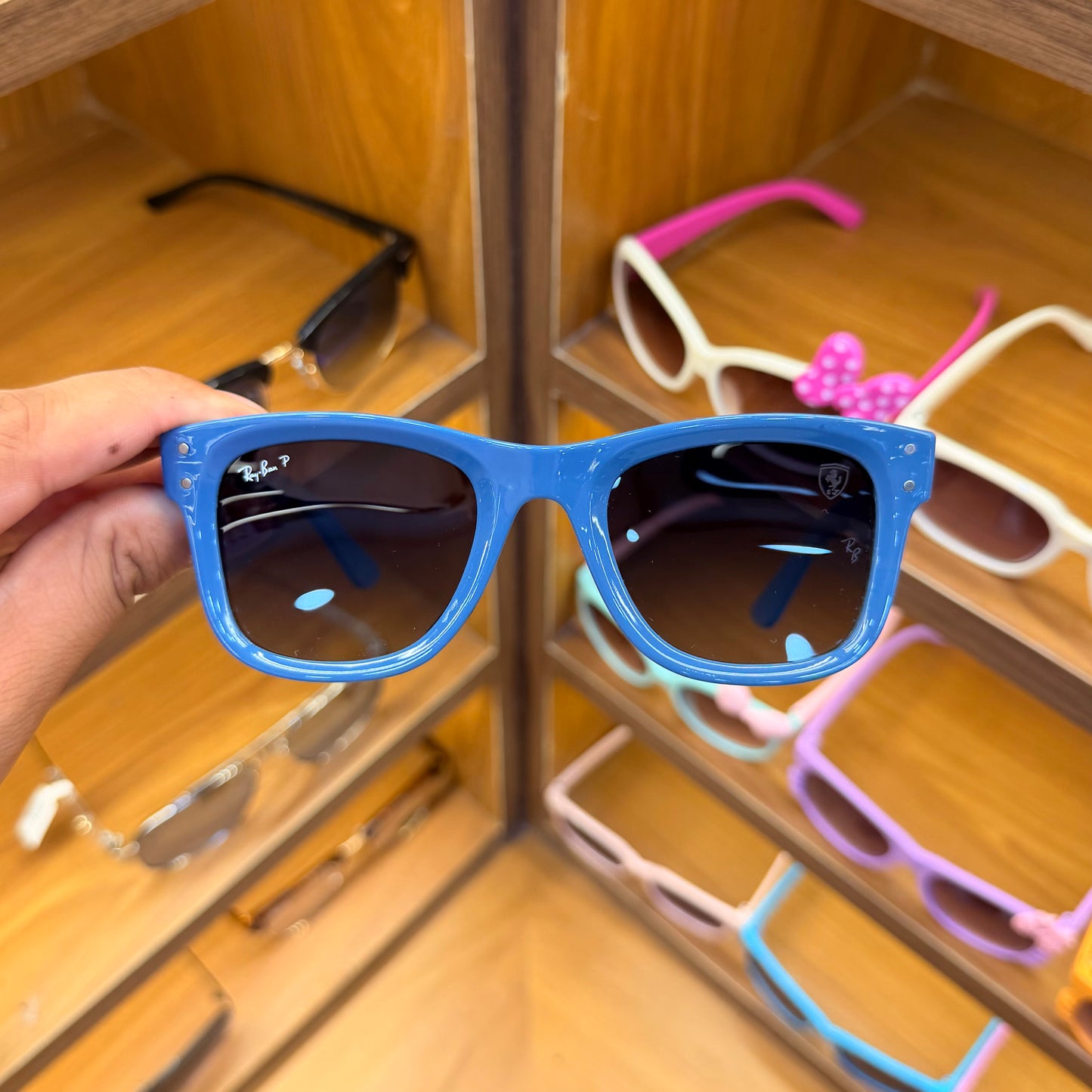 RB Reverse Blue-Black Ferrari Limited Edition Colour Premium Unisex Fashion Sunglass