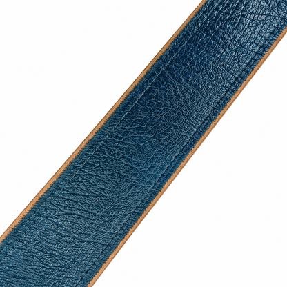 ZARA Navy Blue Trending Leather Belt