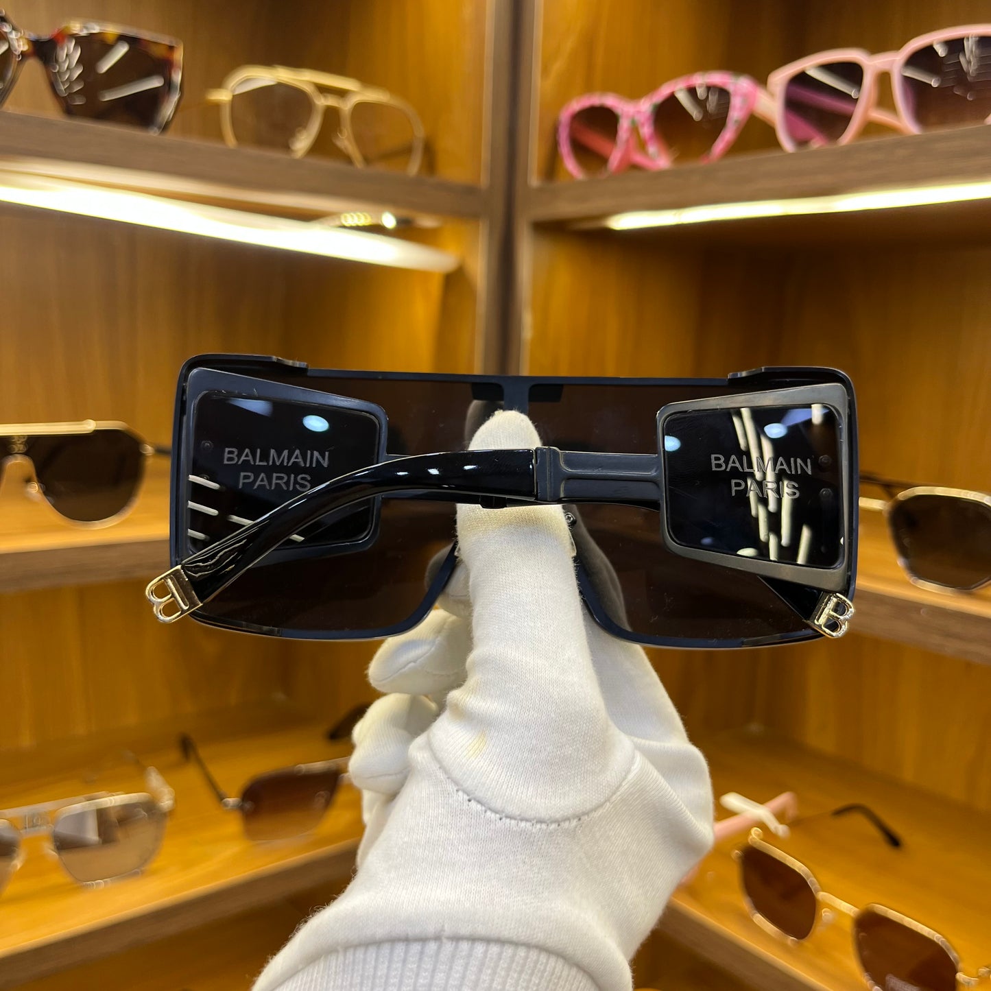 Balmain paris 50662 Black oversize Premium Sunglass