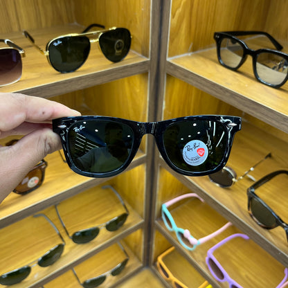 Ray Ban All Black Wayfarer Polarised Classic Premium Sunglasses For Men’s & Women’s