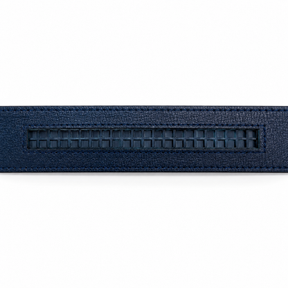 Premium Black Geometric Heavy Auto Buckle Belt