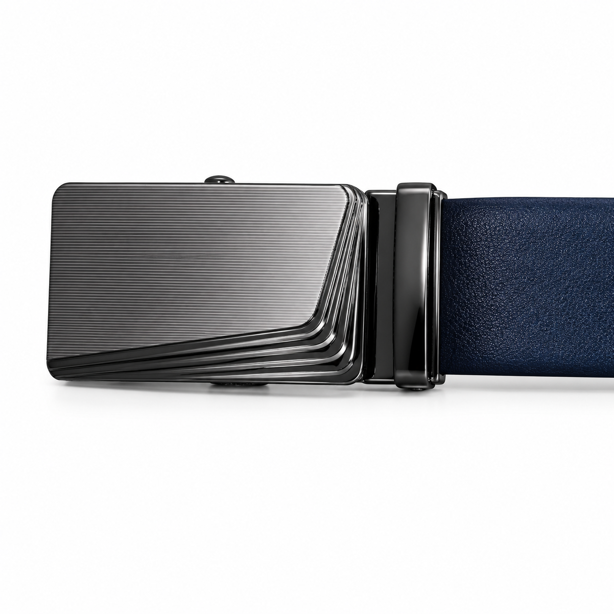 Premium Black Multi-Layer Automatic Buckle Belt