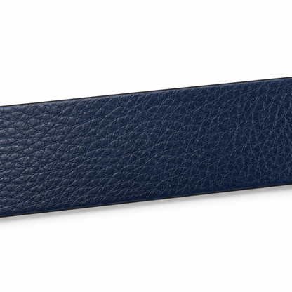 Hackett Classic Black Leather Double-Stitch Belt