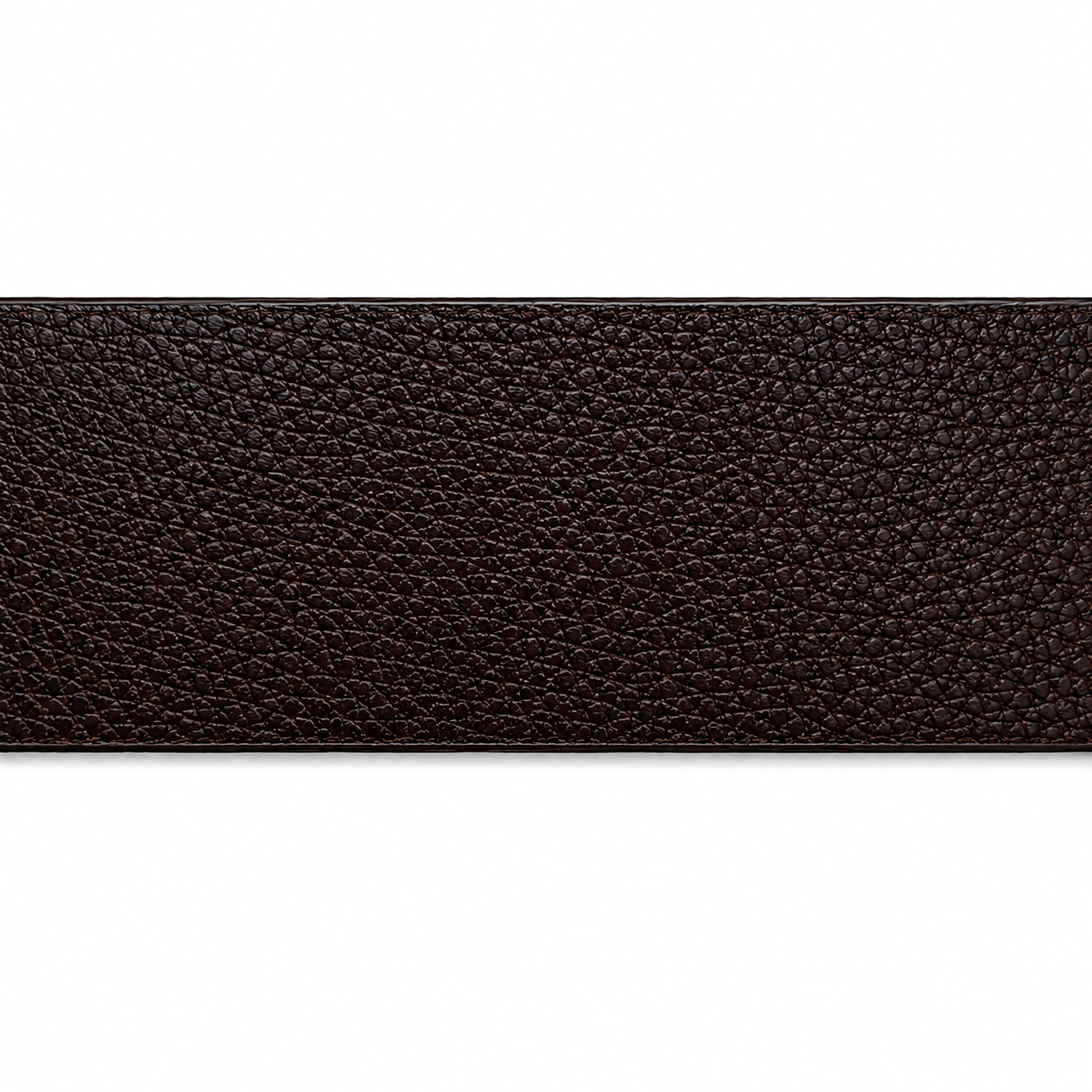 GAS Brown Textured Leather Belt