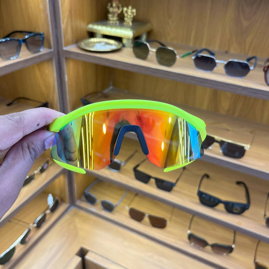 Hydra Yellow With Cover, Best Sports Sunglass for Unisex (Men & Women)