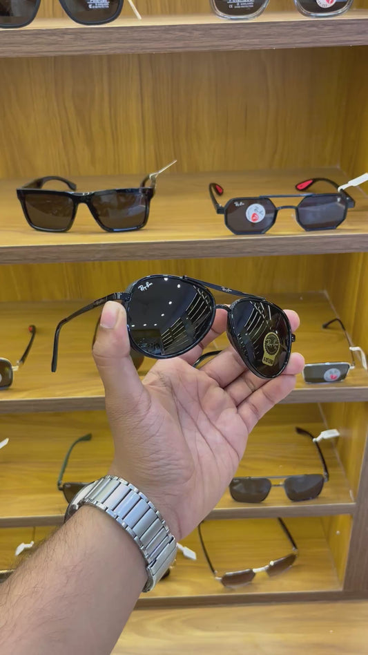 RB Aviator 4414 Black Sunglasses