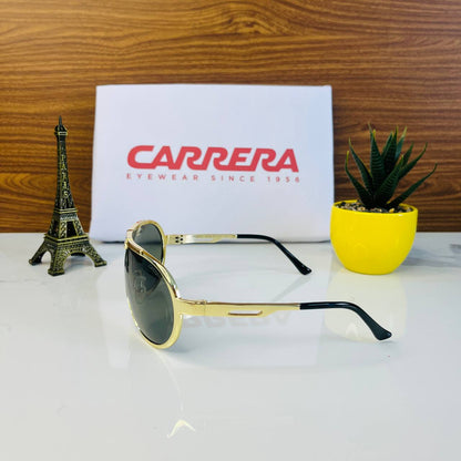 Carrera Gold Full Frame Metal Premium Quality Sunglasses