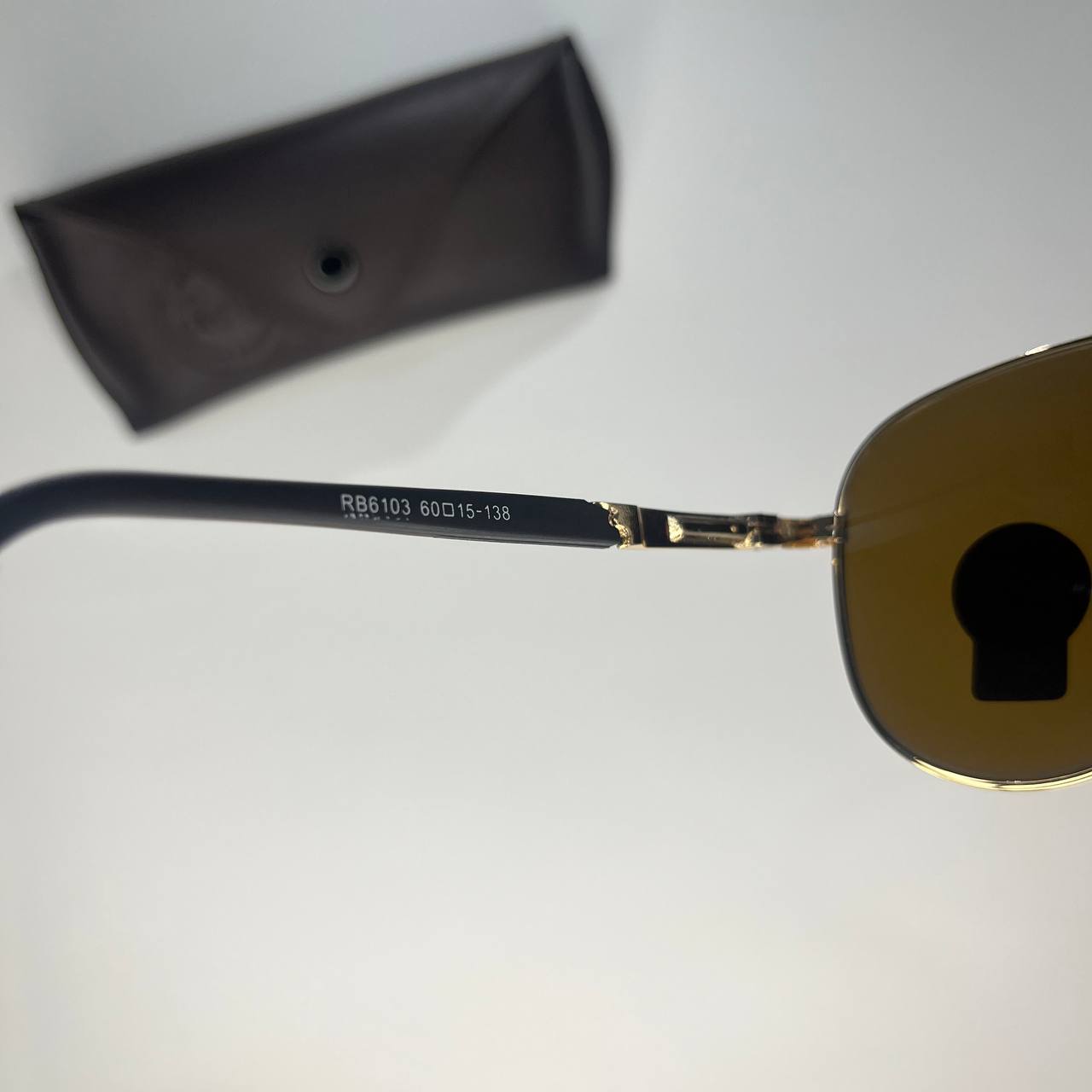RB 6103 Golden Frame High Quality Premium Fashion Sunglass