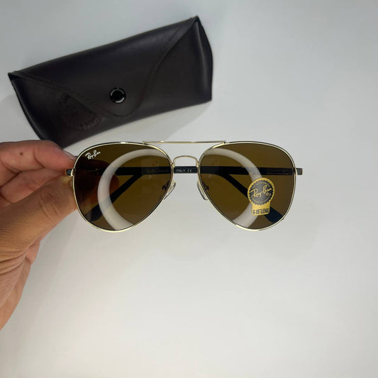 RB 6103 Golden Frame High Quality Premium Fashion Sunglass