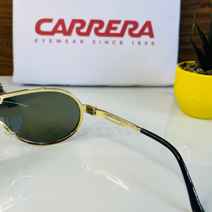 Carrera Gold Full Frame Metal Premium Quality Sunglasses